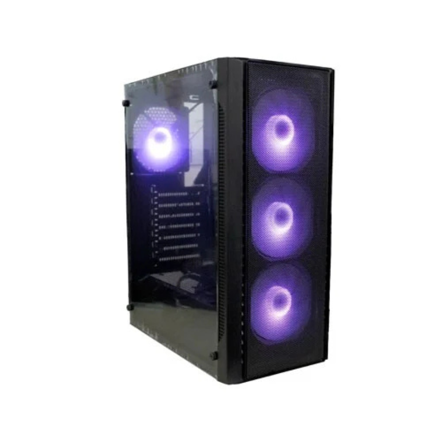 PC Power PG-200 SNOW BLACK ATX Gaming Casing
