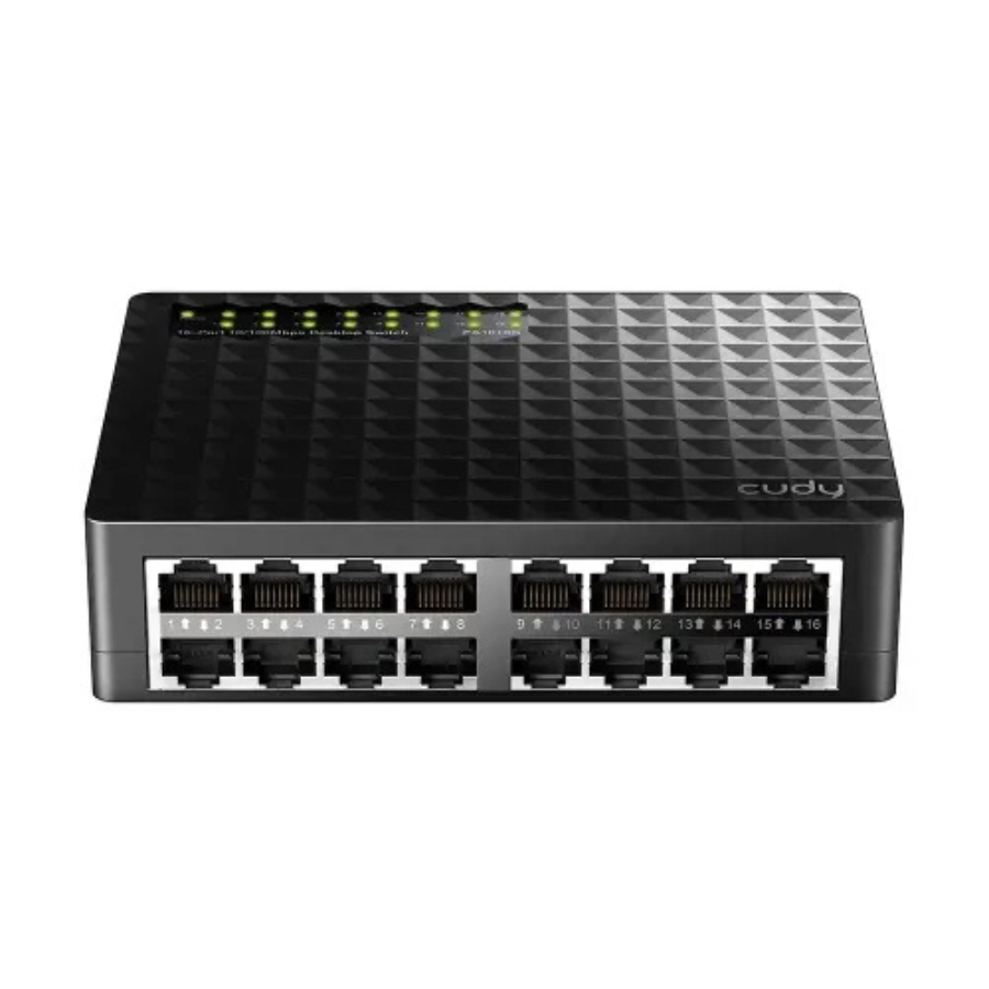 CUDY SWITCH CUDY FS1016D 16 PORT 10/100MBPS DESKTOP SWITCH