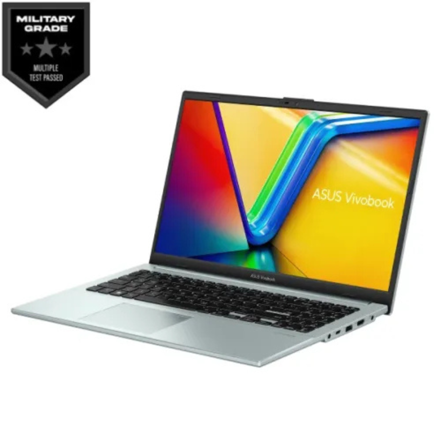 ASUS VIVOBOOK GO 15 L1504FA-R5 7520U, (L1504FA-NJ1509), AMD RYZEN R5 7520U, 8GB LPDDR5 (ON BD) RAM, 512GB M.2 NVMe SSD, 15.6 INCH FHD, WIFI6E, DOS, GREY GREEN LAPTOP